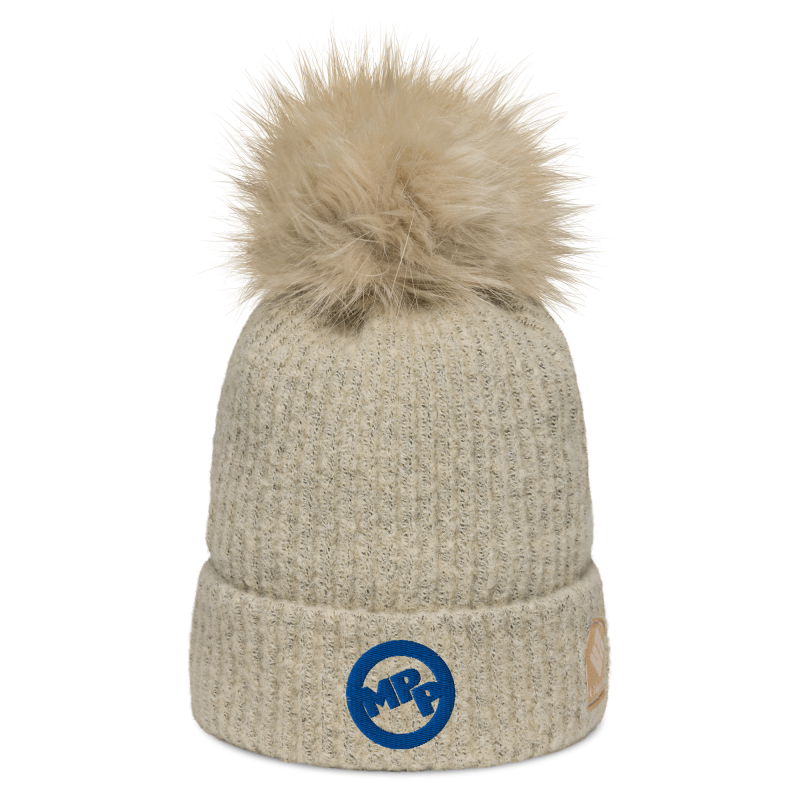 Premium Columbia pom-pom beanie (Chalk)