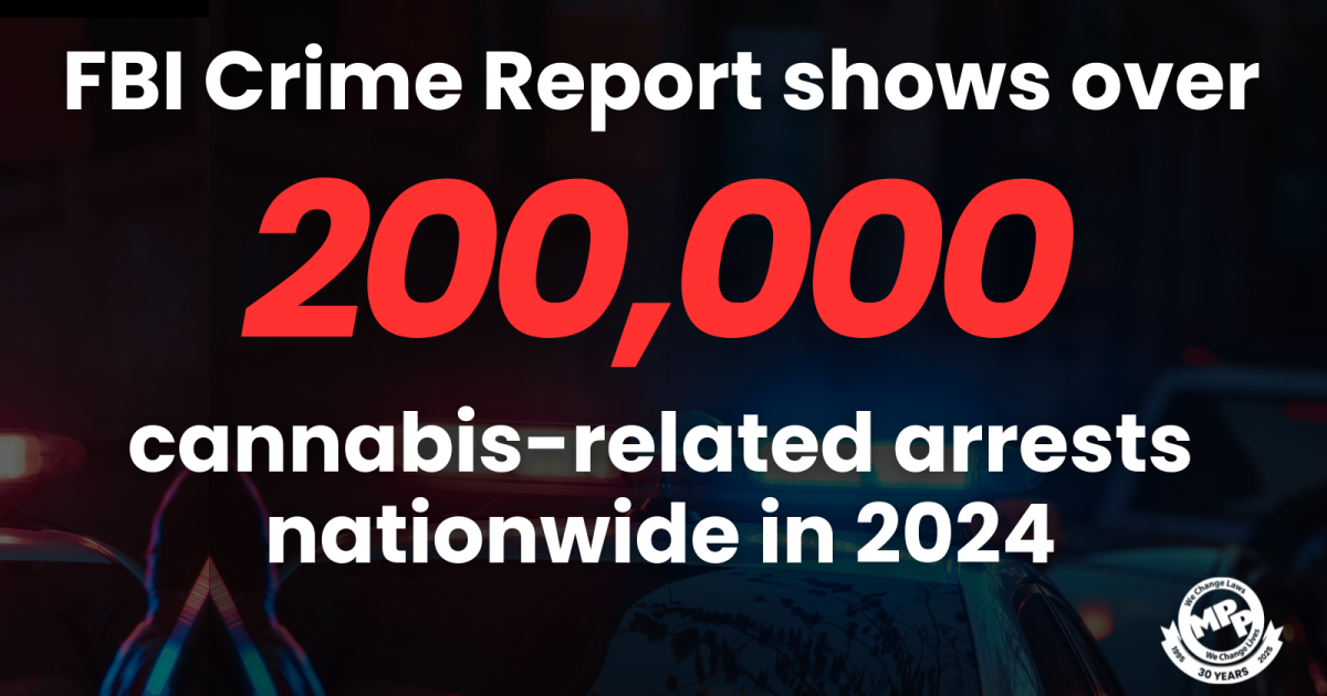 FBI Report: Over 200,000 cannabis arrests in 2024