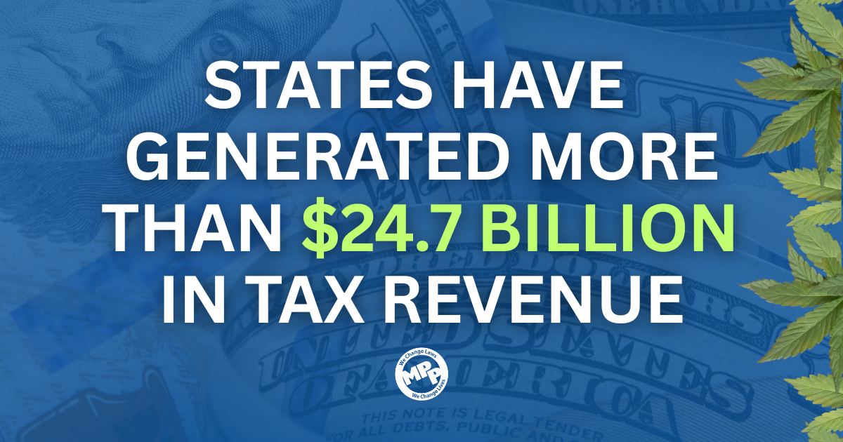States have generated nearly $25 billion dollars in cannabis tax revenue