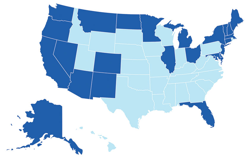 Legal Cannabis map